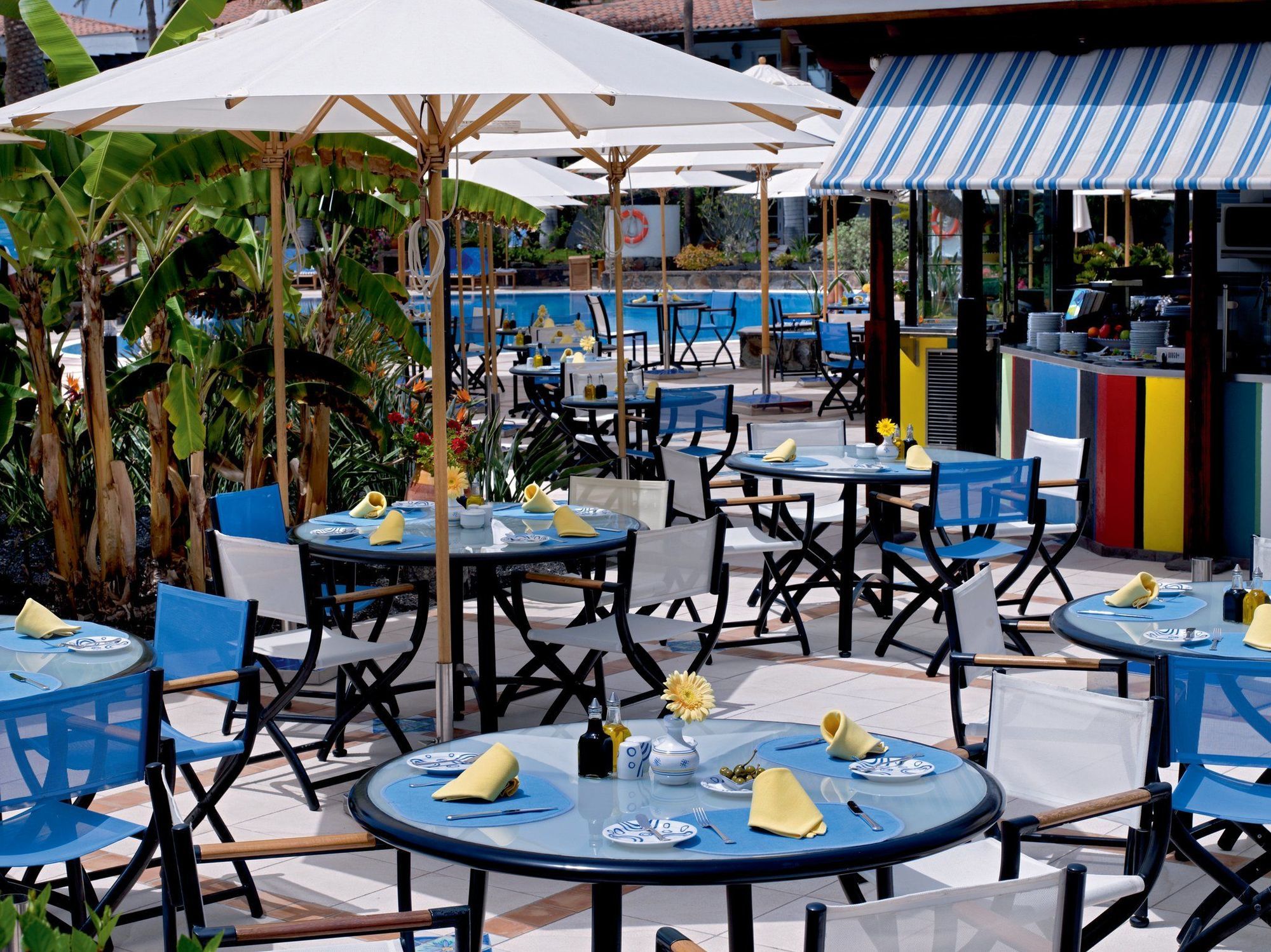 Seaside Grand Hotel Residencia - Gran Lujo 마스팔로마스 레스토랑 사진